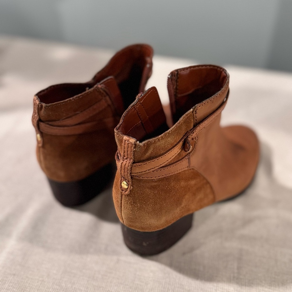 Polo by Ralph Lauren Tan Leather Ankle Booties - Picture 3 of 4